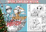 Malen,Schreiben,Wissen - Das kreative Malbuch mit dem gewissen Extra